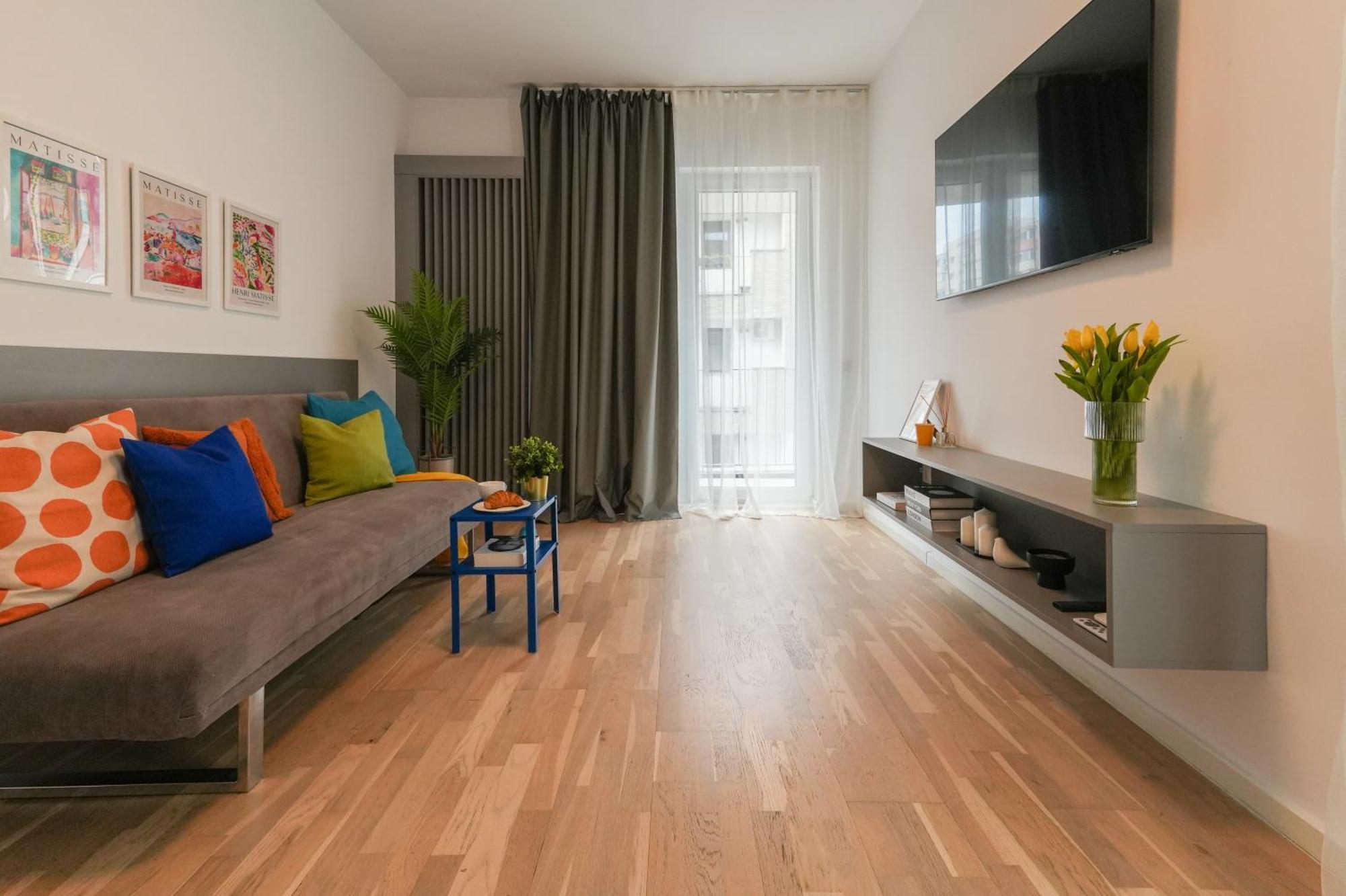 Ana - Cozy & Quiet Apt With Balcony & Garden View 布加勒斯特 外观 照片